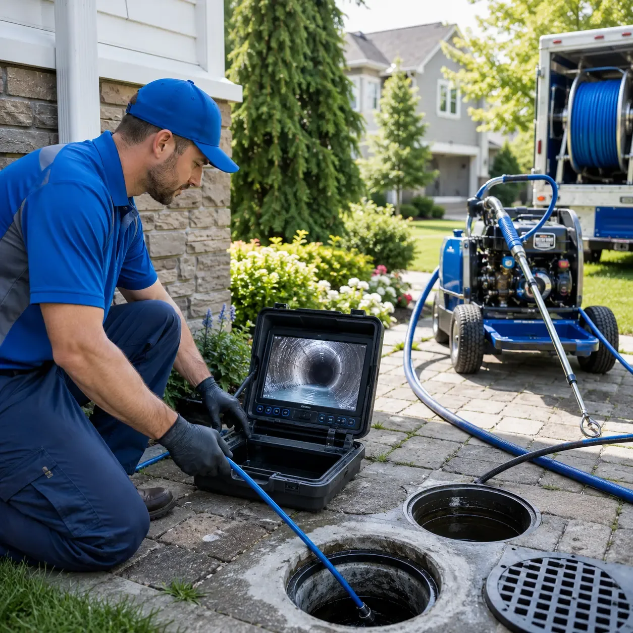 Outdoor drain cleaning professionals serving Lake Winola, PA